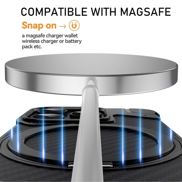 iPhone 16 Pro Max Metal Carbon Fiber Case - Picture 2 of 6